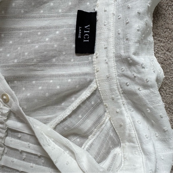 Vici White Oversized Mini Dress - Picture 7 of 7